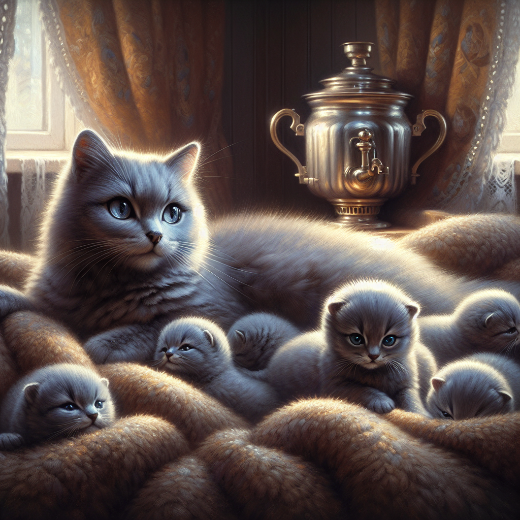 Origin of Rusian Blue Kittens