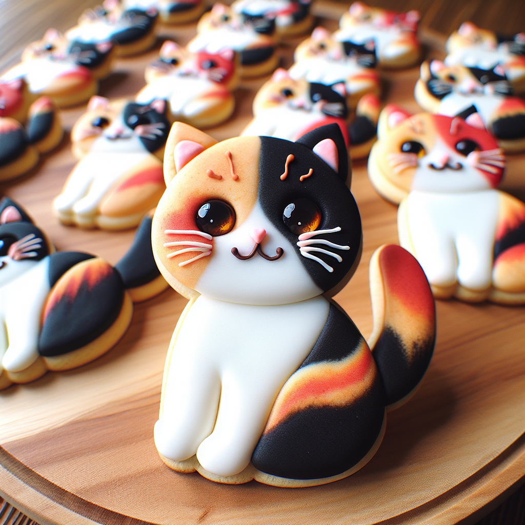 calico cat cookies