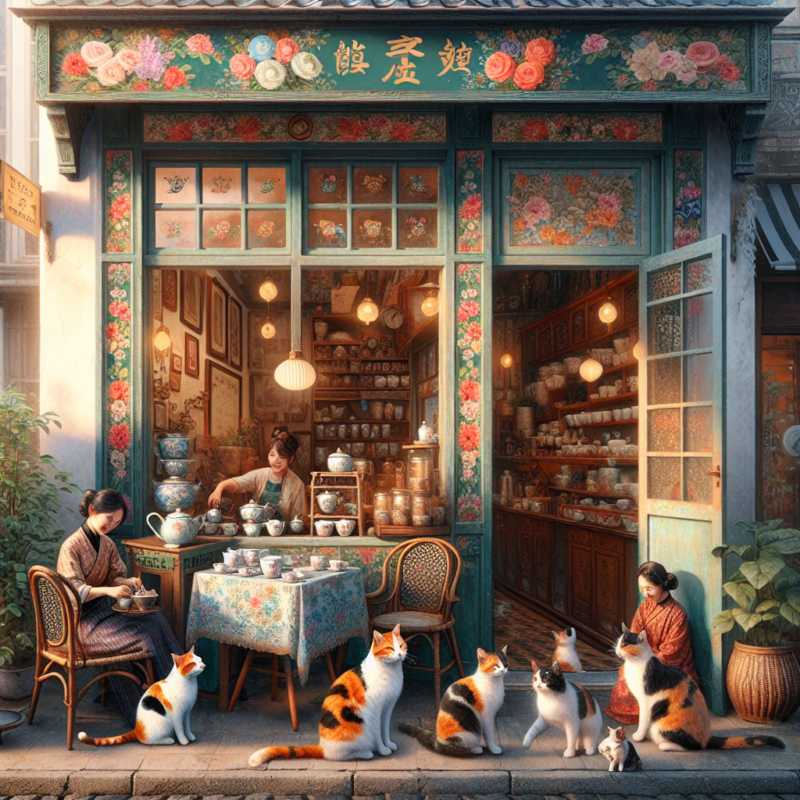 calico cat tea house