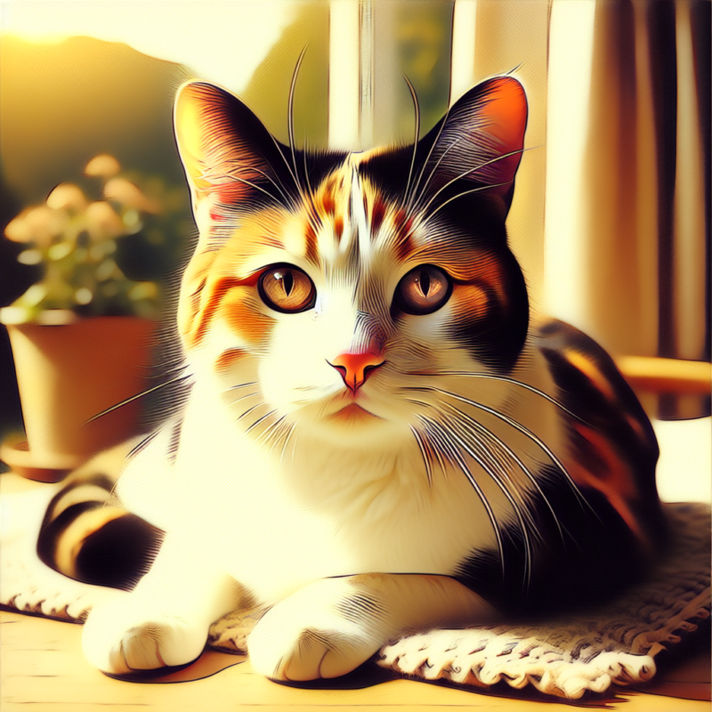 What are calico cats most known for?