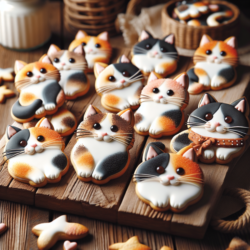 calico cat cookies