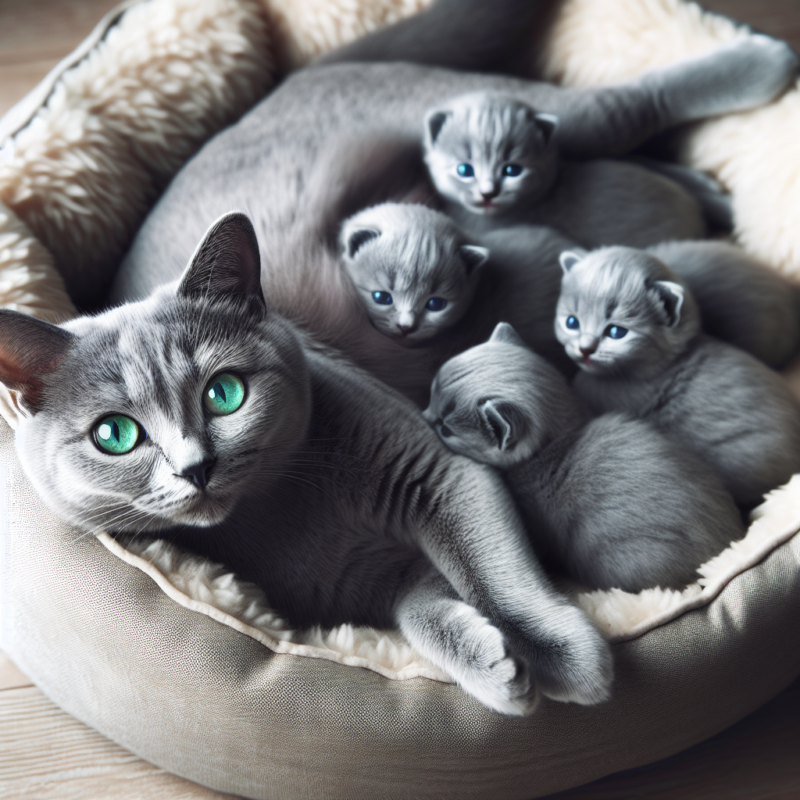 Origin of Rusian Blue Kittens