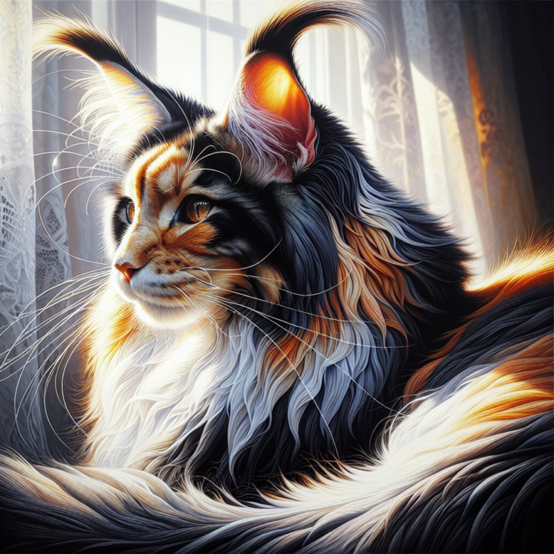 Calico maine coon